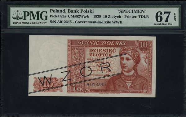 10 złotych 15.08.1939