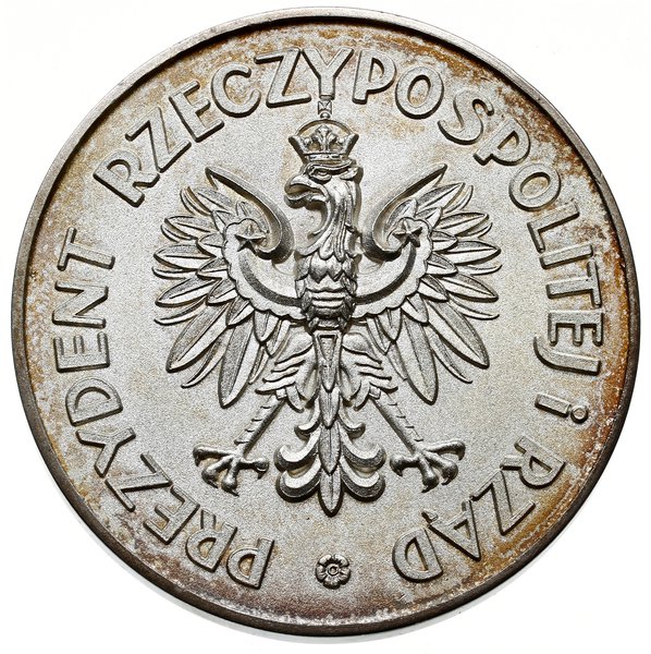 medal z 1966 roku wykonany na tysiąclecie Państwa Polskiego nakładem Prezydenta i Rządu Rzeczpospolitej Polski na emigracji