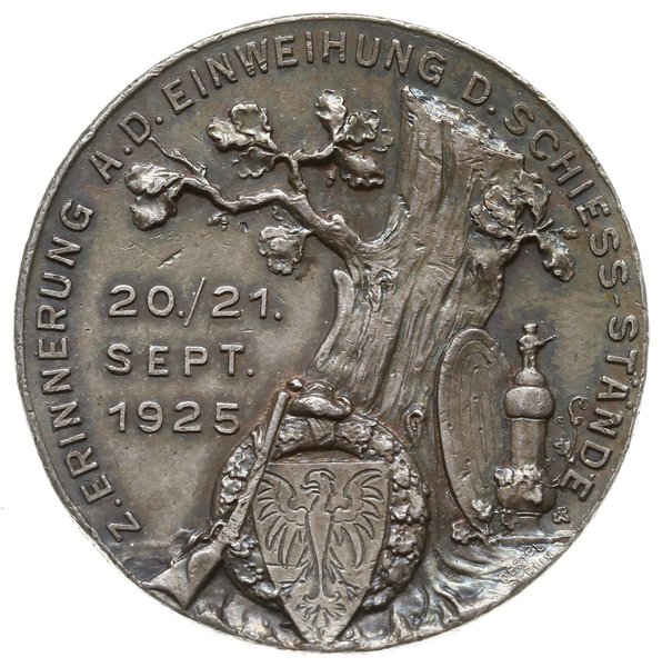 medal z 1925 roku autorstwa Oertela wybity na pa