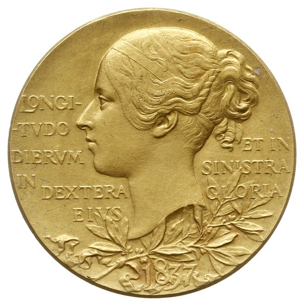 medal z 1897 roku autorstwa G. W. Saulles’a wyko