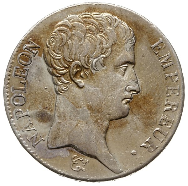 5 franków AN13 A, Paryż; Gadoury 580; piękne, ba