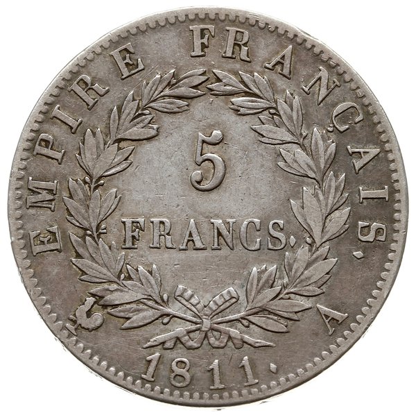 5 franków 1811 A, Paryż