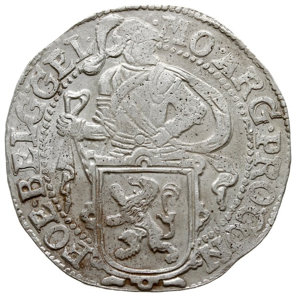 talar lewkowy (Leeuwendaalder) 1652; znak mennic