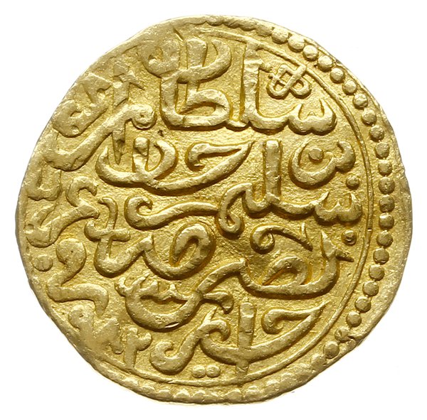 ałtyn (dinar, sultani) 982 AH (AD 1574), mennica Jezair (Algier)