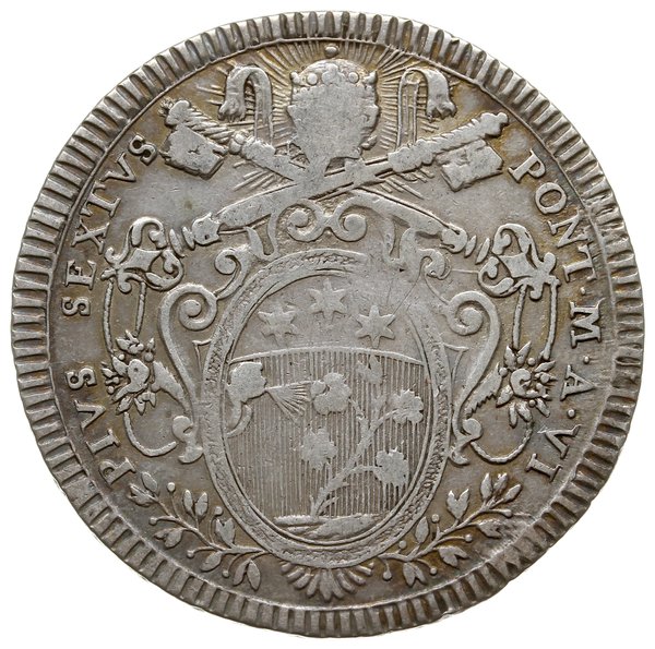 scudo 1780; Dav. 1471, Berman 2958; srebro 26.95