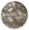 denar typu long cross, 997-1003, mennica Hereford, mincerz Byrhstan; ÆĐELRÆD REX ANGLO / BYRHSTAN ..