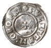 Szwecja; hybrydowe naśladownictwo denara typu quatrefoil / small cross; Aw: Popiersie w rozecie w ..
