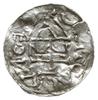 denar 985-995, Ratyzbona, mincerz Aljan lub Mauro; Hahn 22c lub 22f, srebro 1.32 g, gięty, lekko p..