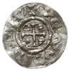 denar 995-1002, Ratyzbona, mincerz Viga; Hahn 25e1.1; srebro 20 mm, 1.29 g, gięty, pęknięty