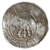 denar nawiązujący stylistycznie do monet bawarskich lub denara Prüm (Dbg 1540); Aw: Stojąca postać..