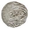 denar z lat 1157-1166; Aw: Popiersie księcia na wprost trzymającego miecz, po bokach dwie litery S..