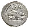 denar z lat 1157-1166; Aw: Popiersie księcia na wprost trzymającego miecz, po bokach dwie litery S..