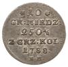 10 groszy miedziane 1788, Warszawa; Plage 233; c
