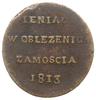 6 groszy 1813, Zamość; Plage 120, Bitkin 9 (R3), Berezowski 30 zł; bardzo rzadka odmiana bez napis..