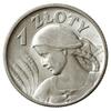 1 złoty 1925, Londyn;  popiersie kobiety z kłosami ; Parchimowicz 107b; wyśmienite