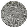 grosz 1597, Królewiec; Slg. Marienburg 1312, Neumann 58; rzadki, bardzo ładnie zachowany