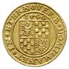 dukat 1544, Legnica, Aw: Głowa księcia w prawo i napis w otoku, Rw: Czteropolowa tarcza herbowa, p..