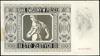 projekt (makieta) strony odwrotnej do banknotu 100 złotych 1.03.1940; bez oznaczenia serii, numera..