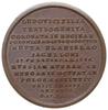 medal autorstwa J. F. Holzhaeusser’a ze świty królewskiej poświęcony Jadwidze, XIX-wieczna odbitka..