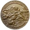 medal z 1910 roku autorstwa Jana Raszki wybity z okazji 500. rocznicy bitwy pod Grunwaldem; Aw: W ..