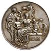 Szczecin; medal z 2. połowy XIX wieku autorstwa E. Weiganda (aw.) i F. W. Kullricha (rw.), wybity ..