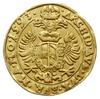 dukat 1593, Praga; Aw: Postać króla w prawo; Rw: Orzeł cesarski; Fr. 85, Halacka 298, Dietiker 433..