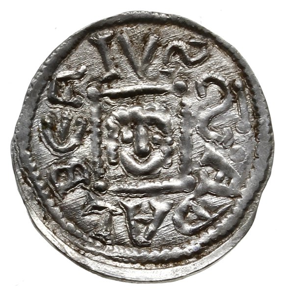 denar z lat 1146-ok.1152; Aw: Książę z mieczem t