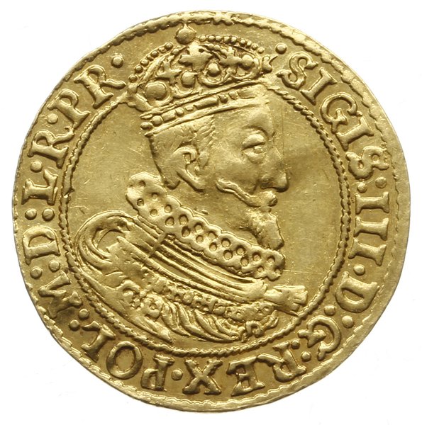 dukat 1629, Gdańsk, Aw: Popiersie króla w prawo 