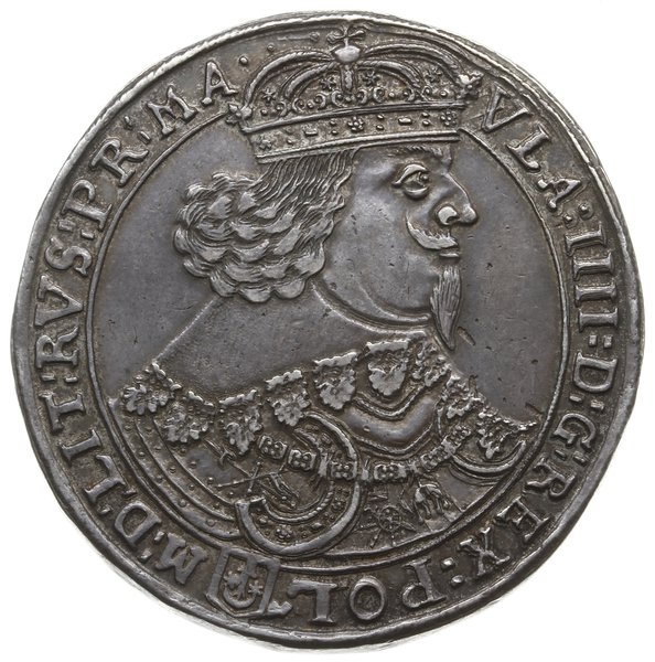talar 1642, Bydgoszcz, Aw: Popiersie króla z her
