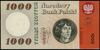 1.000 złotych 24.05.1962; seria A, numeracja 000