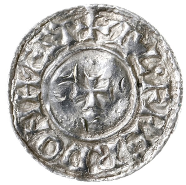 denar typu small cross, 1009-1017, mennica Hastings, mincerz, Aelfward