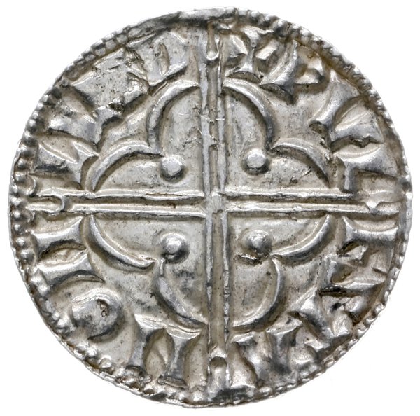 denar typu quatrefoil, 1018-1024, mennica Londyn