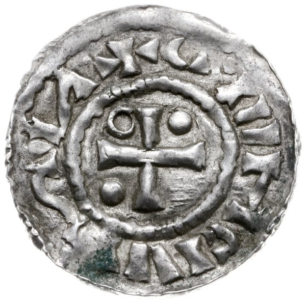 denar 985-995, Ratyzbona, mincerz Mauro; Hahn 22