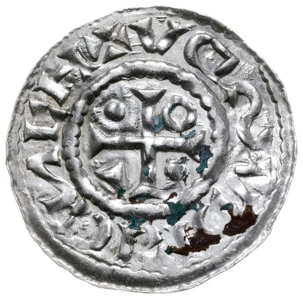 denar 995-1002, Ratyzbona, mincerz Viga