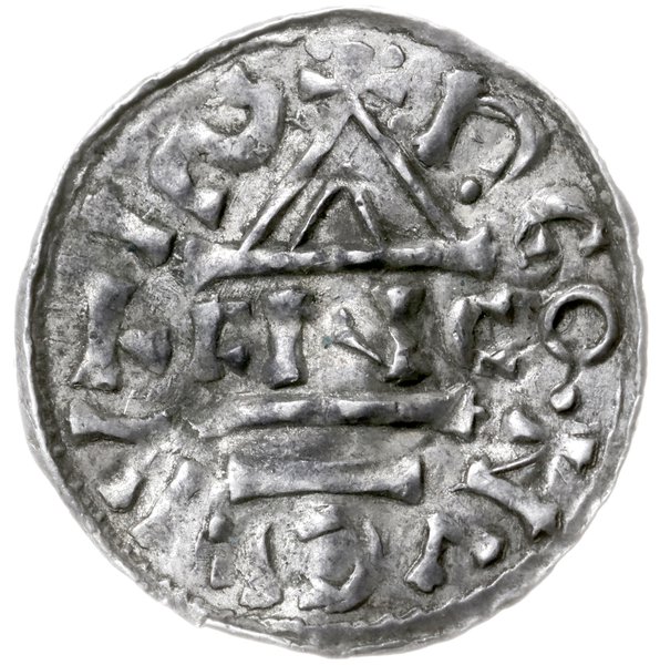 denar 1002-1009, Ratyzbona, mincerz Anti; Hahn 2