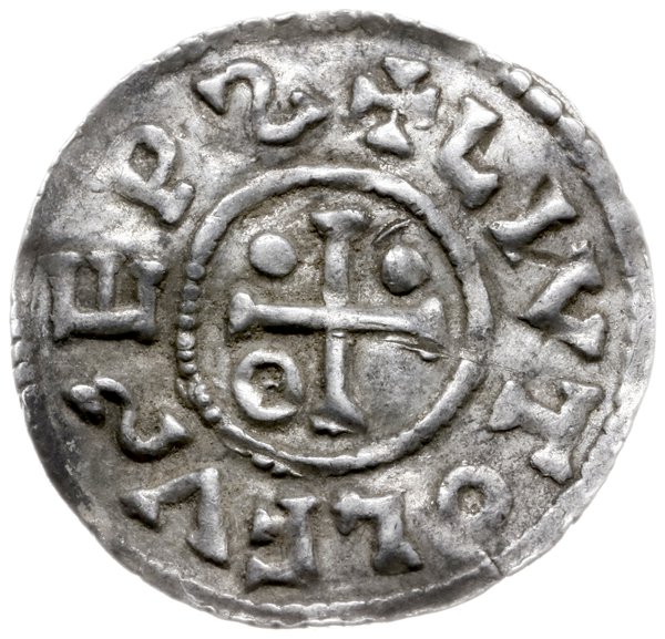 denar 989-995, Augsburg, mincerz Vilja