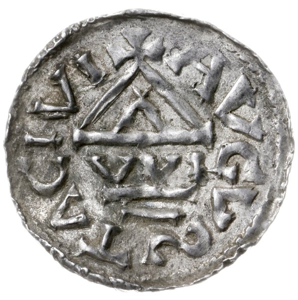 denar 1000-1006, Augsburg, mincerz Vilja; Hahn 1