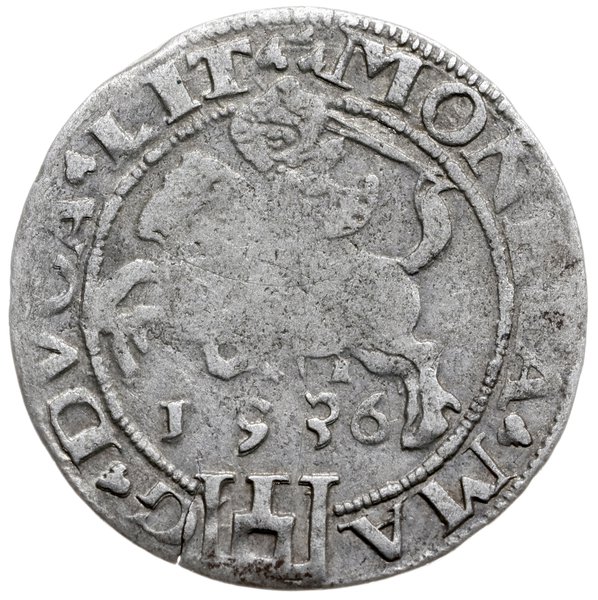 grosz 1536, Wilno/I; odmiana z literą I pod Pogo
