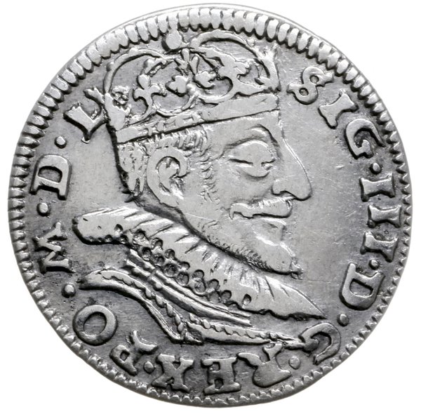trojak 1591, Wilno; na rewersie herb Chalecki z 