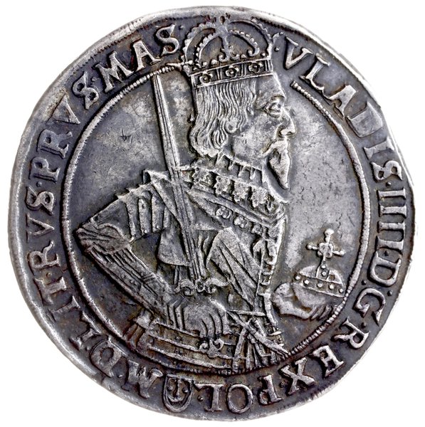 talar 1634, Bydgoszcz; Aw: Półpostać króla w pra