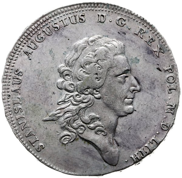 talar 1775, Warszawa; odmiana napisu LITH; srebr