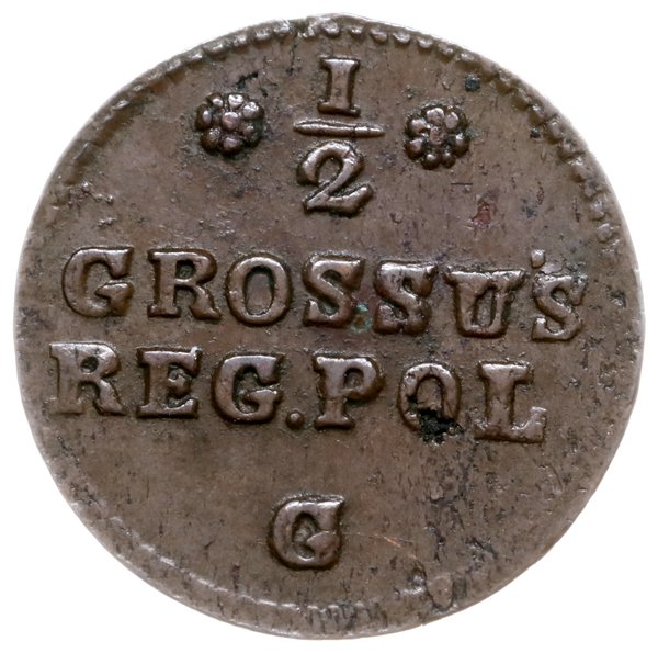 1/2 grosza 1768/G, Warszawa