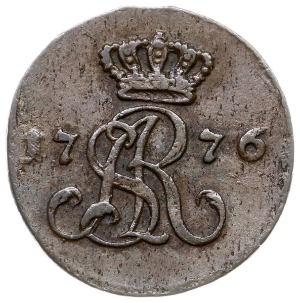 1/2 grosza 1776/E.B., Warszawa
