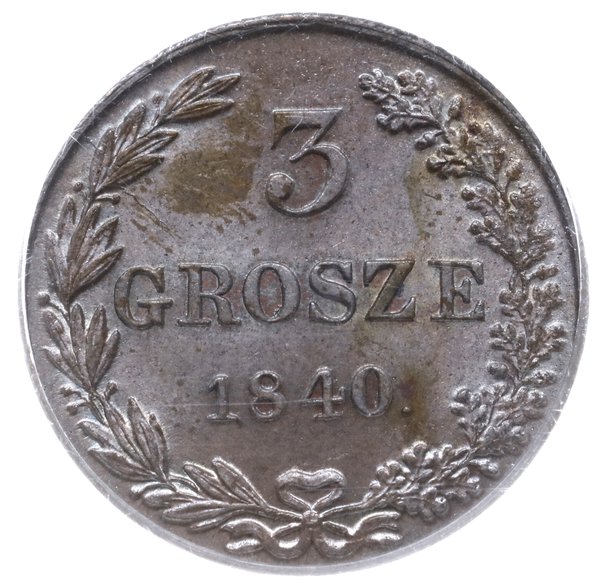 3 grosze 1840 M-W, Warszawa