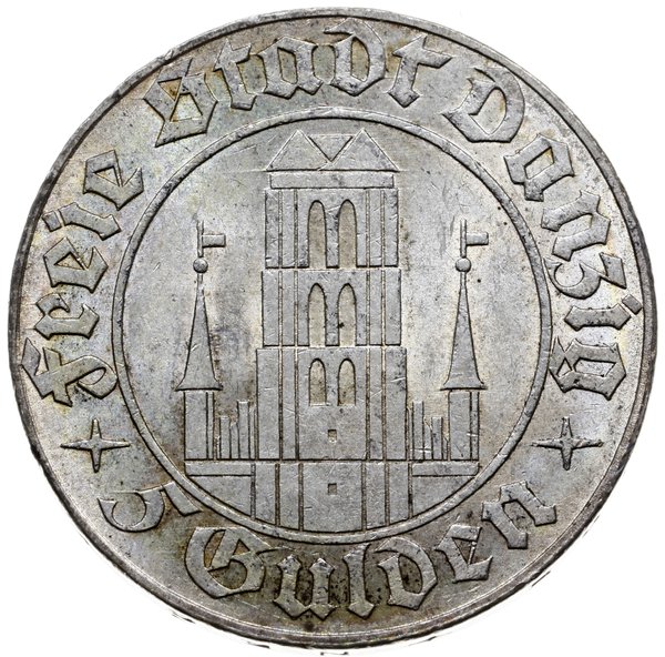5 guldenów 1932, Berlin; Kościół Marii Panny; Ja