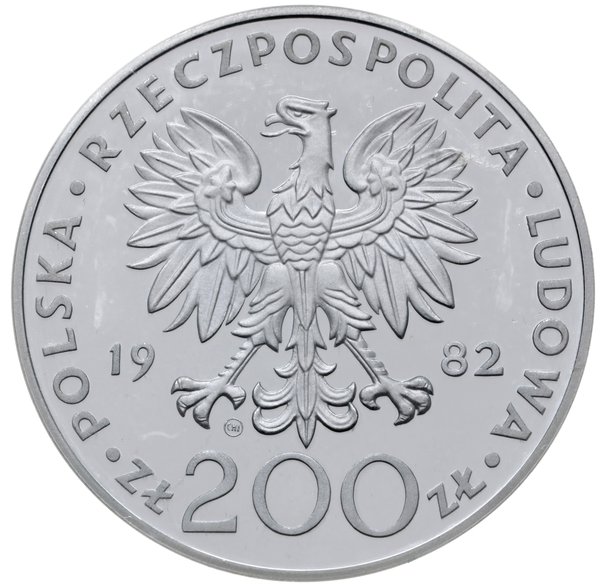 200 złotych 1982, Szwajcaria; Jan II Paweł II; s