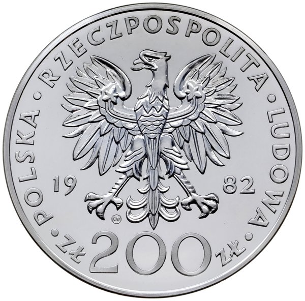 200 złotych 1982, Szwajcaria; Jan II Paweł II; s