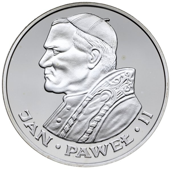 100 złotych 1986, Szwajcaria; Jan Paweł II; sreb