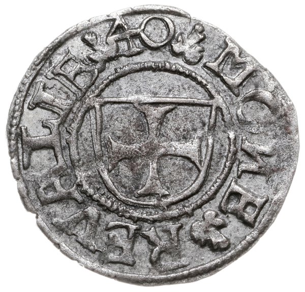 szeląg 1540, Tallin; odmiana z treflami po bokac