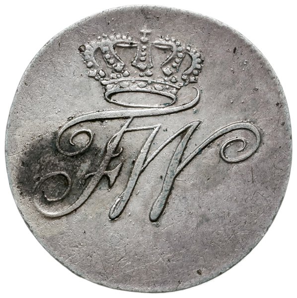 odbitka w czystym srebrze 1/2 krajcara 1789, Wrocław